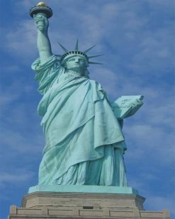 The Statue of Liberty paint by numbers