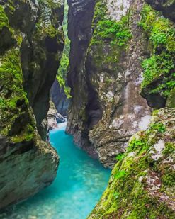 Tolmin Gorges Slovenia paint by numbers