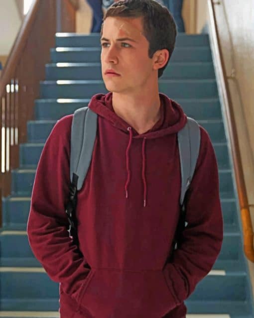 13 Reasons Why Clay Jensen paint by numbers