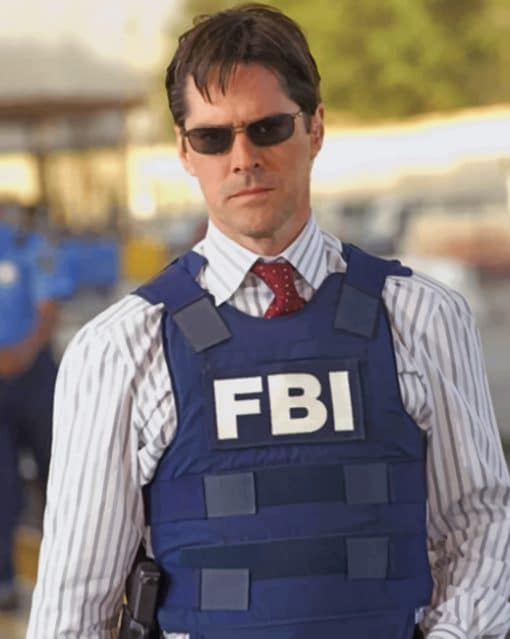 Aaron Hotchner Criminal Minds paint by numbers