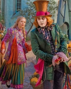 Alice Through the Looking Glass paint by numbers