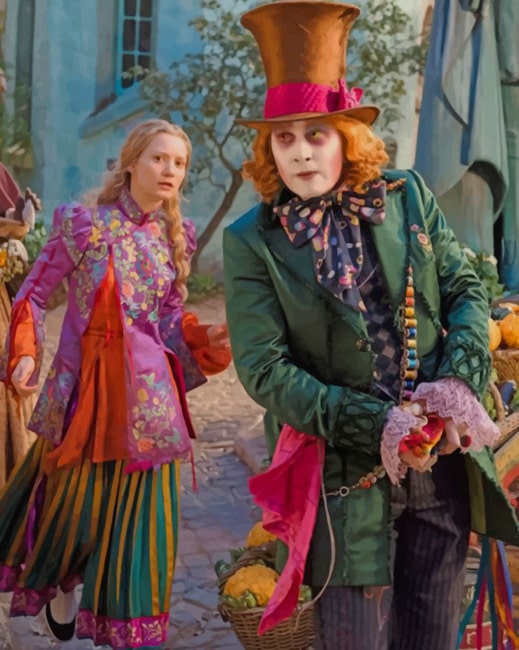 Alice Through the Looking Glass paint by numbers