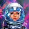 Astronaut Girl paint by numbers