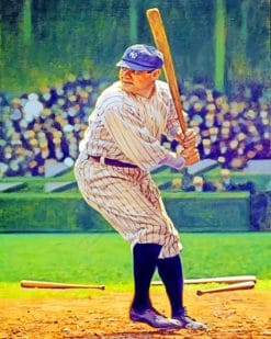 Babe Ruth Player paint by numbers