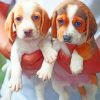 Beagle Babies paint by numbers