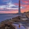 Barnegat Lighthouse Sunset paint by numbers