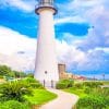 Biloxi Lighthouse paint by numbers