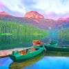 Boats In Durmitor National Park paint by numbers