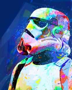Captain Phasma Star Wars paint by numbers