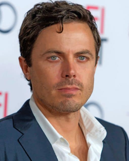 Casey Affleck Actor paint by numbers