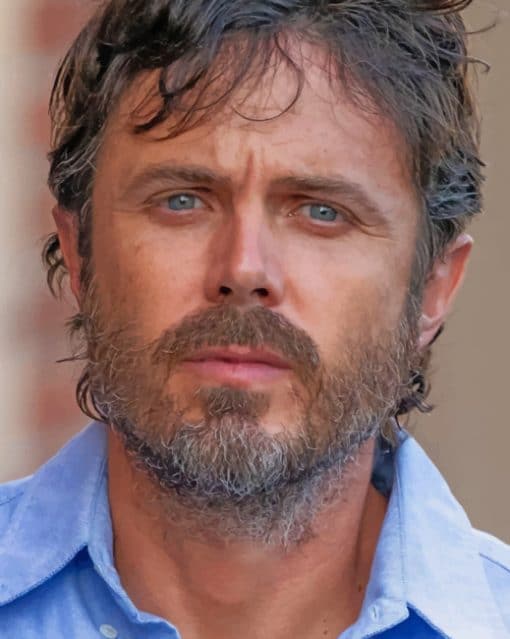 Casey Affleck paint by numbers
