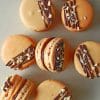 Chocolate Peanut Butter Macarons Paint by numbers