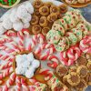 Christmas Cookies paint by numbers