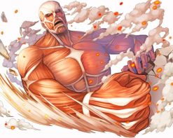 Colossal Titan Anime Character paint by number