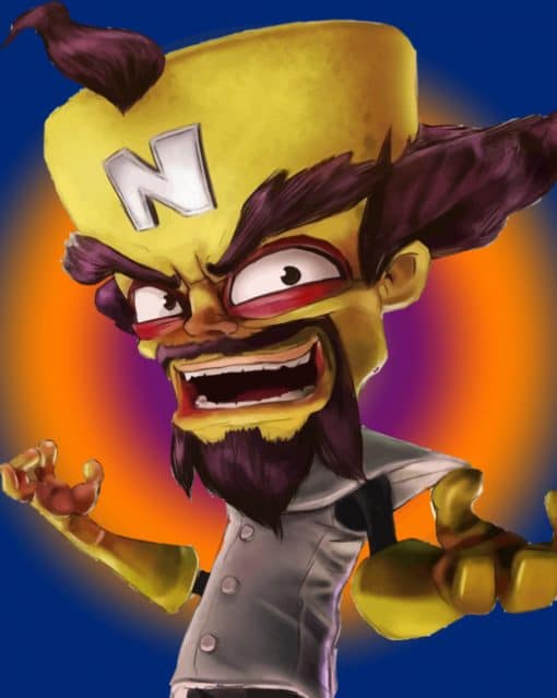 Doctor Neo Cortex paint by numbers