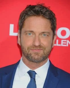 Gerard Butler paint by numbers