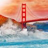 Golden Gate Bridge In San Francisco paint by number