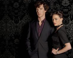 Irene Adler And Sherlock Holmes Photoshoot paint by number