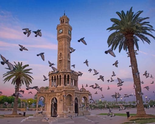 Izmir Clock Tower paint by numbers