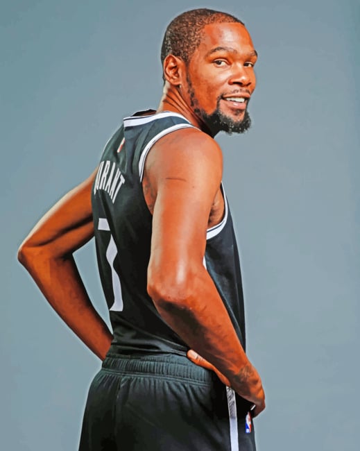 Kevin Durant Player Paint by numbers