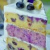 Lemon And Blueberry Cake paint by numbers