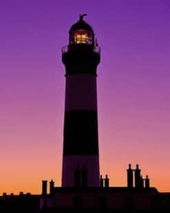 Lighthouse Silhouette paint by numbers