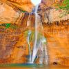 Lower Calf Creek Falls paint by numbers