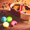 Macarons With Coffee Cup paint by numbers