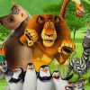 Madagascar Cartoon painnt by numbers