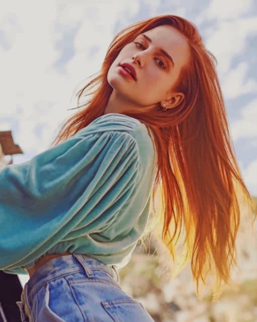 Madelaine Petsch Paint by numbers