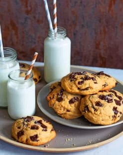 Milk And Chocolate Cookies paint by numbers