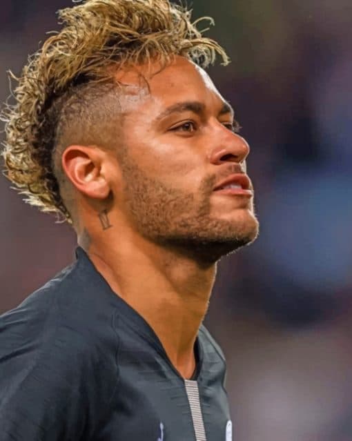 Neymar Footballer paint by numbers