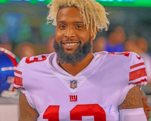 Odell Beckham Jr paint by numbers