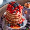 Pancake With Berries paint by numbers