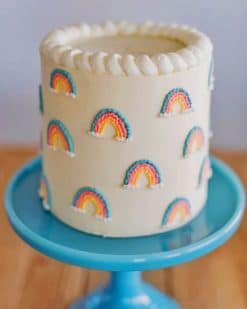 Rainbow Cake paint by numbers