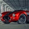 Red AC Cobra paint by numbers