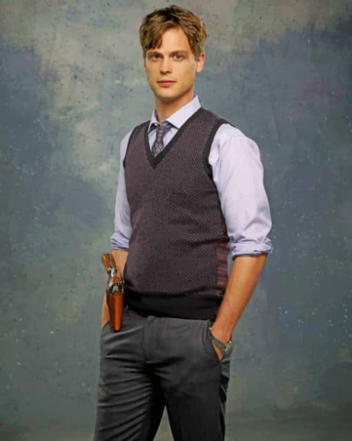 Spencer Reid Criminal Minds paint by numbers