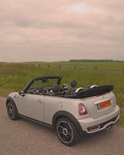White Mini Copeer Convertible paint by numbers