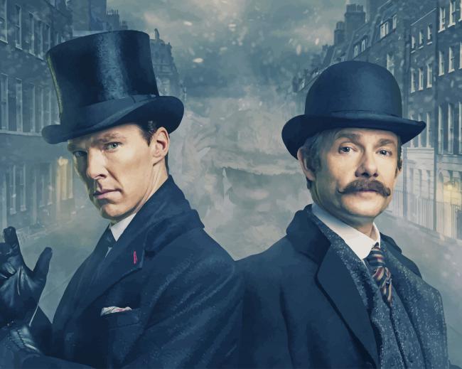 Martin And Benedict The Abominable Bride paint by number