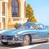 Blue Mercedes 300 paint by numbers