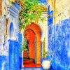 Blue Walls Of Morocco paint by numbers