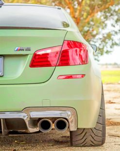 BMW M5 Military Green paint by numbers