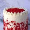 Classic Red Velvet Cake paint by numbers