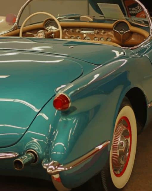 Classic Vintage Car paint by numbers