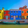 Colorful Buildings In Italy paint by number