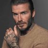 David Beckham Tattoos paint by number