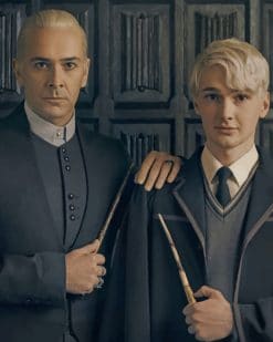 Draco Malfoy And Scorpius Malfoy paint by numbers