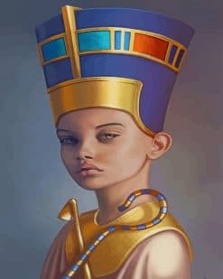 Egyptian Child paint by numbers