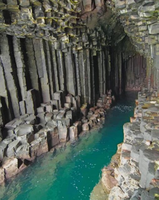 Fingal's Cave paint by numbers