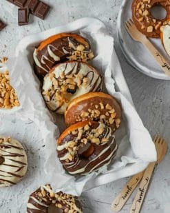 Donuts With Chocolate And Caramel paint by numbers